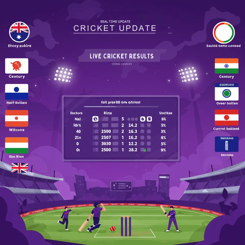 cricket results realtime update